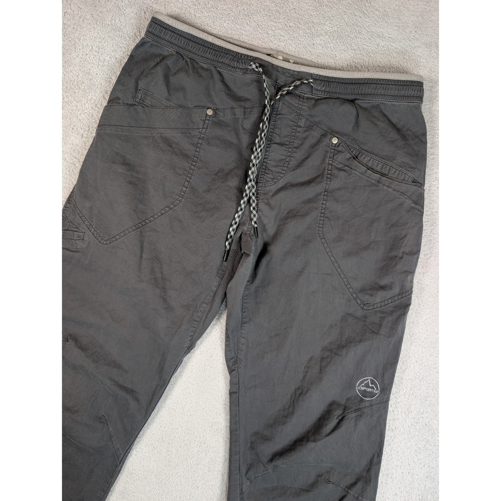 La Sportiva Bolt Pant M Mens XL Grey Climbing Bouldering Technical Pants H58